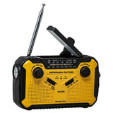 Kaito KA369 AM FM Weather Emergency Radio with Flashlight Solar Crank and SOS Siren