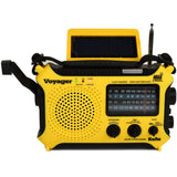 Kaito KA500L 4-Way Powered Emergency AM/FM/SW NOAA Weather Alert Radio with Solar Dynamo Crank Flashlight - Yellow