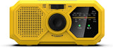 Kaito V5 Emergency AM FM Weather Radio Solar Panel Crank LED Flashlight Yellow