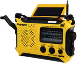 Kaito KA500L 4-Way Powered Emergency AM/FM/SW NOAA Weather Alert Radio with Solar Dynamo Crank Flashlight - Yellow