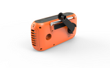 Kaito KA777 AM FM NOAA Weather Emergency Radio with Fan and Flashlight - Orange