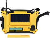 Kaito KA500L 4-Way Powered Emergency AM/FM/SW NOAA Weather Alert Radio with Solar Dynamo Crank Flashlight - Yellow