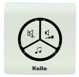 Kaito AG102N Battery Free Wireless Doorbell with 1 chime unit and 1 Trigger