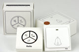Kaito AG102N Battery Free Wireless Doorbell with 1 chime unit and 1 Trigger