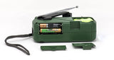 Kaito V1 Voyager Solar/Dynamo AM/FM/SW Emergency Radio with Cell Phone Charger and 3-LED Flashlight, Green