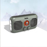 Kaito KA777 AM FM NOAA Weather Emergency Radio with Fan and Flashlight - Gray