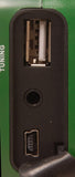 Kaito V1 Voyager Solar/Dynamo AM/FM/SW Emergency Radio with Cell Phone Charger and 3-LED Flashlight, Green