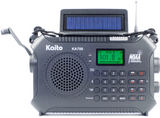 Kaito KA700 AM FM NOAA Weather Radio Recorder Bluetooth Dynamo & Solar - Black