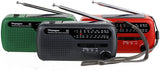 Kaito V1 Voyager Solar/Dynamo AM/FM/SW Emergency Radio with Cell Phone Charger and 3-LED Flashlight, Iron Gray