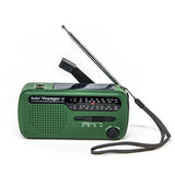 Kaito V2 Best NOAA and SW Portable Solar/Hand Crank AM/FM, Shortwave & NOAA Weather Emergency Radio with USB Cell Phone Charger & LED Flashlight, Green